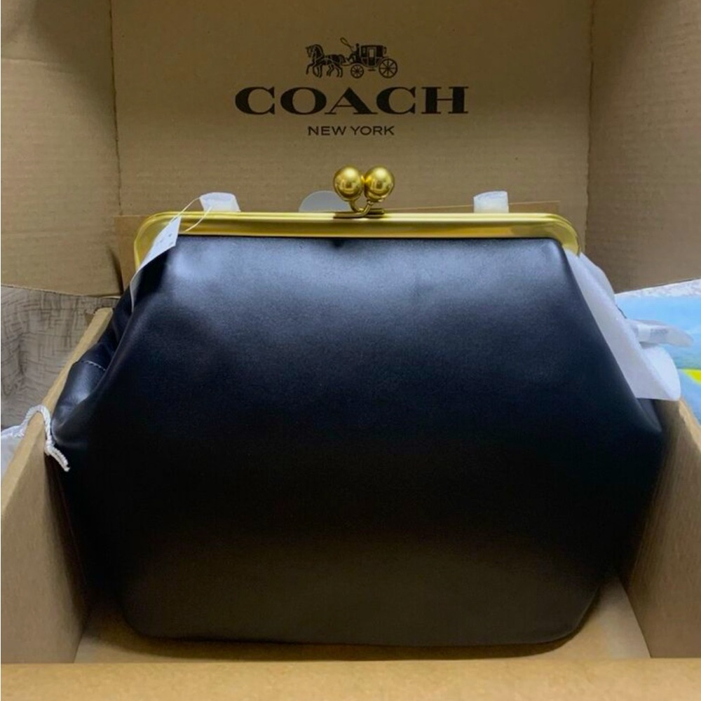COACH KISS LOCK BAG BNWT